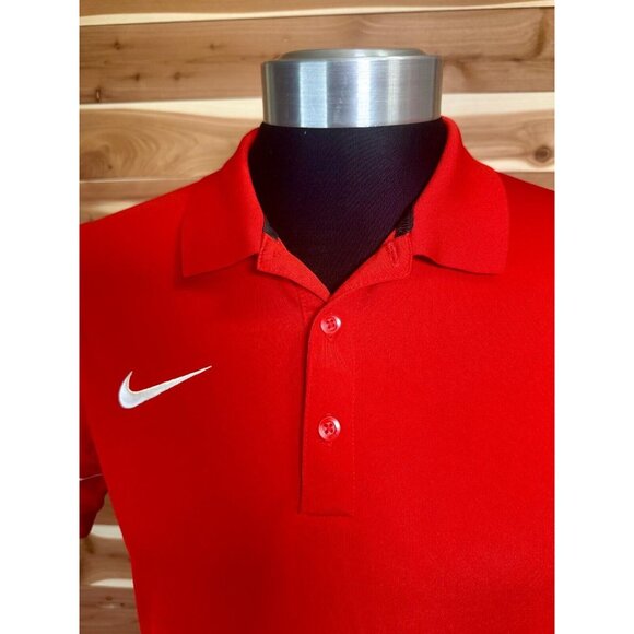 Nike Dri-Fit University Red Team Issue Polo GOLF/OUTDOOR size‎ S - Picture 2 of 5